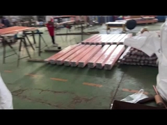 staaf van de koper de beklede aarde