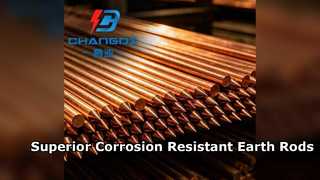 Durable Copper Bonded Earth Rods for Superior Grounding