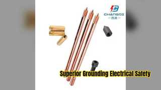 Copper Bonded Ground Rod for Reliable Electrical Safety