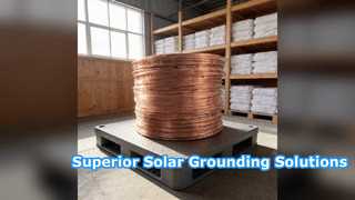 Durable Copper Clad Steel for Solar Grounding Systems