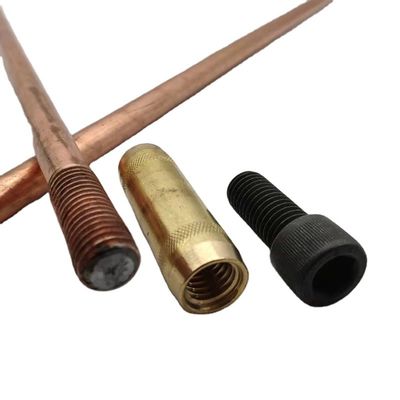 One End Pointed And One End Flat Head Type Earth Rod 16mm Tensile Strength 450600MPA High Strength Electrical Ground Rod