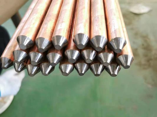 16mm a dirigé l'acier plaqué de cuivre Rod For Cable Tv moulu