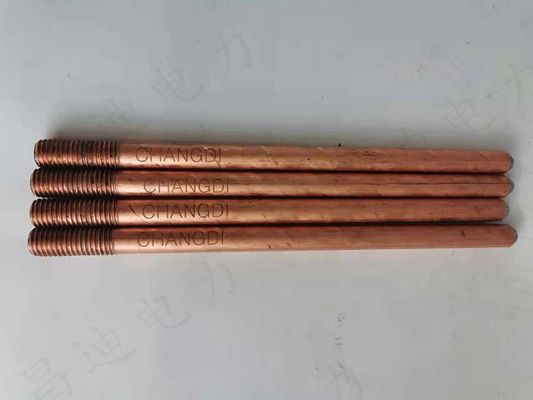 1.2M 16 밀리미터 접지 막대 5ft M8 스레드 접지봉 C12200 C1100 C1200