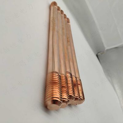 Electric Meter Brass Grounding Rod 5 8 4 Meter Lightning Protection