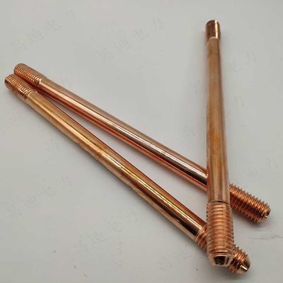 Les 3 terres plaquées Rod Lightning Protection de l'en cuivre 4 x 10