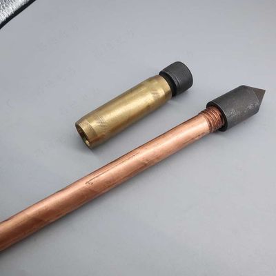 스레드 드릴링 헤드와 화학적 전기적인 어스 로드 소재