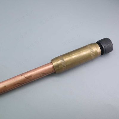 1.2m 4ft Brass Earth Rod Coupling 6mm Ground Driving Head
