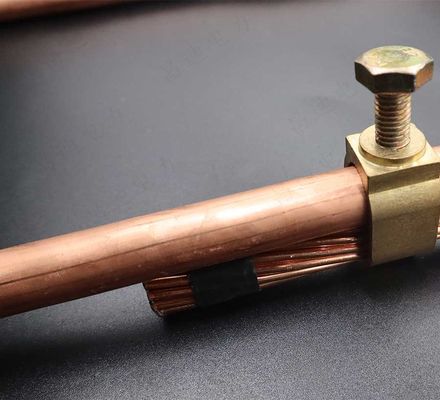 Surface Roughness Ra0.8 Grounding Rod 16mm Copper Layer Thickness ≥0.254mm Electrical Grounding Rod Designed for Optimal Earth Ground Connections