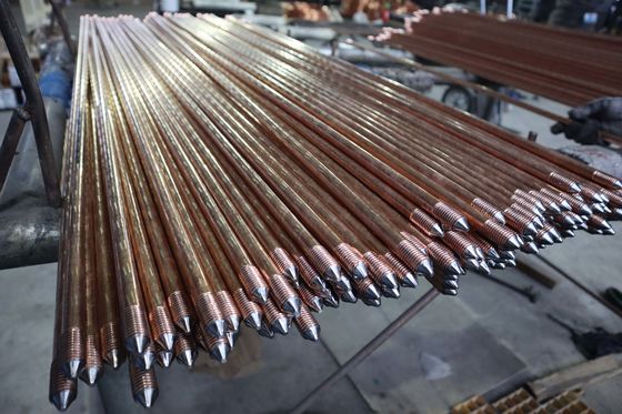 Copper-Coated Steel Earth Rods for Reliable Electrical Earthing – Bulk Discounts