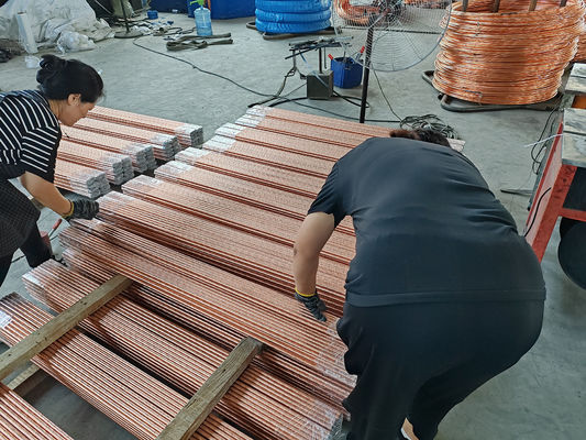Ultra Pure Copper Clad Conductors One End Pointed for Electrical and Electronic Systems