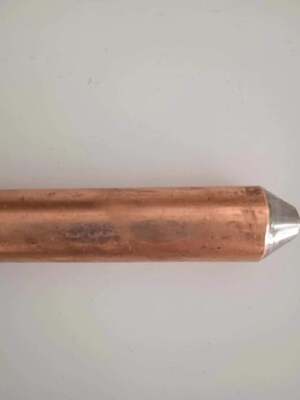 Custom Copper Electrical Earth Rod with Durable Ground Pole Design and Four-Dimensional Continuous Electroplating