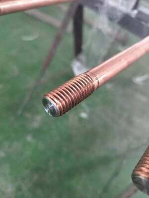 Electroplated Copper Electrical Earth Rod with High Tensile Strength and Corrosion Resistance for Grounding Systems