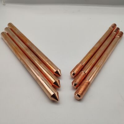 Grano de acero con revestimiento de cobre de 4 mm de espesor, adecuado para fabricación industrial y aplicaciones de conducción eléctrica