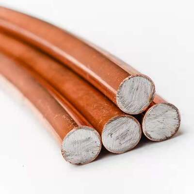 Industrial Grade Copper Clad Steel Round Wire For Substation & Building Earthing
