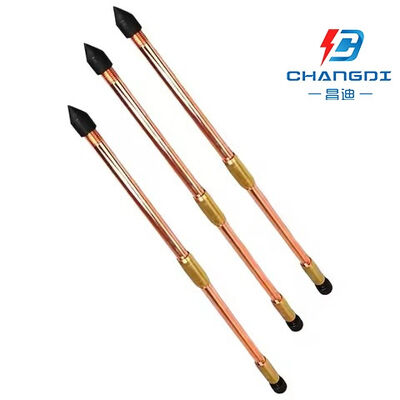 High Strength Copper Bonded Ground Electrode Rod for Utility Applications