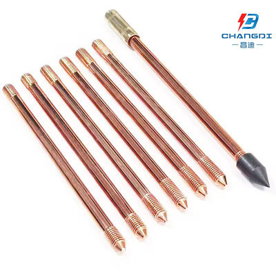 Heavy Duty Copper Clad Ground Rod System