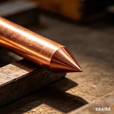 Installation Depth 1.5m Copper Plated Earth Connection Rod Ground Rod for Electrical Safety and Industrial Grounding Applications