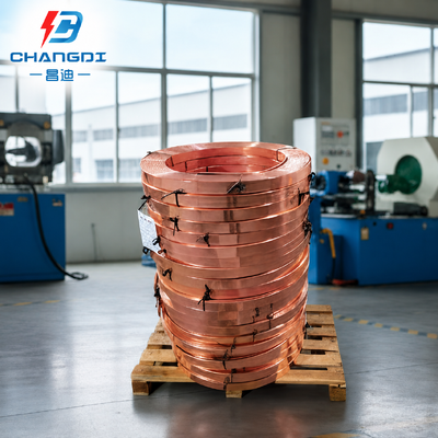 60×6mm Copper Bonded Flat Bar with 250μm Copper Thickness
