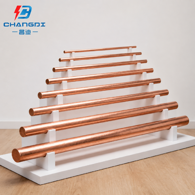 Cold Rolled Copper Clad Steel Ground Rod 3 Meter Length