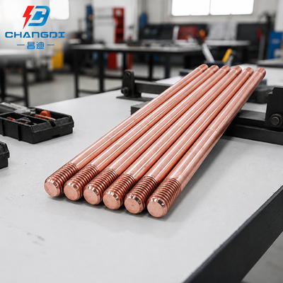 Cold Rolled Copper Clad Steel Ground Rod 3 Meter Length