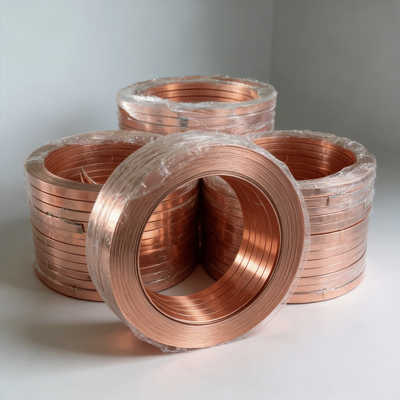 25×3mm Copper Clad Steel Grounding Busbar with 0.254mm Copper Layer