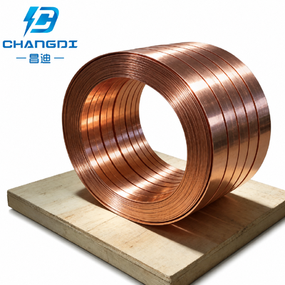 Copper Bonded Steel Flat Strip for Substation Grounding Projects