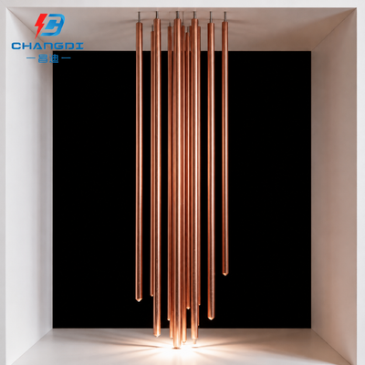 High Strength Copper Clad Earthing Electrode for Grounding Installation
