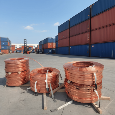 High Conductivity Copper Clad Flat Steel for Grounding Projects