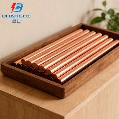 5/8 Inch Copper Bonded Electrical Ground Stake 2400mm Length