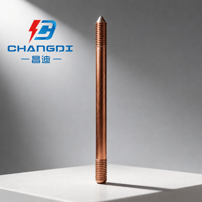 Copper Clad Steel Grounding Rod with Enhanced Mechanical Strength
