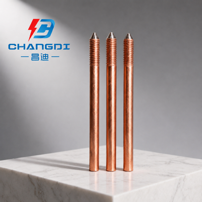 Copper Coated Steel Electrical Ground Stake for Construction Projects