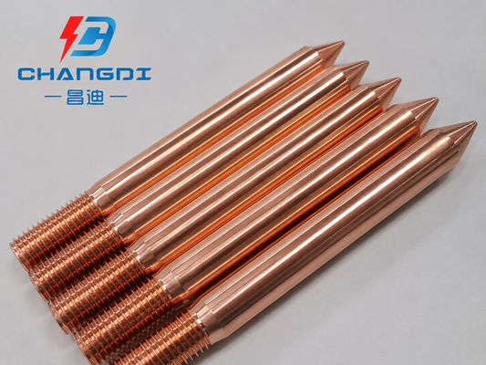 Copper Bonded Electrical Ground Stake for Utility Applications