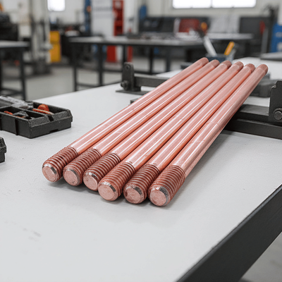 Copper Bonded Steel Vertical Earth Conductor with High Mechanical Strength