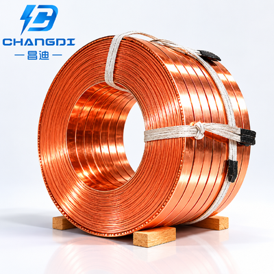 40×4mm Copper Bonded Steel Grounding Strap for Power Infrastructure