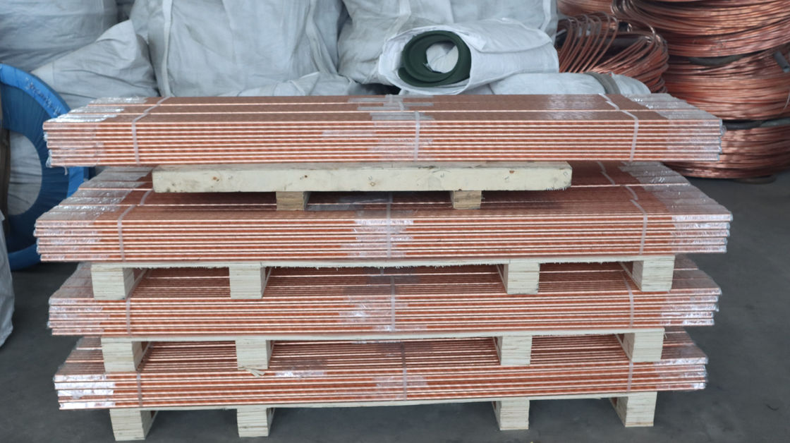 37mm Thread Length Electroplating Process Lightning Protection Copper-Bonded Earth Rod for Substations Telecom Towers