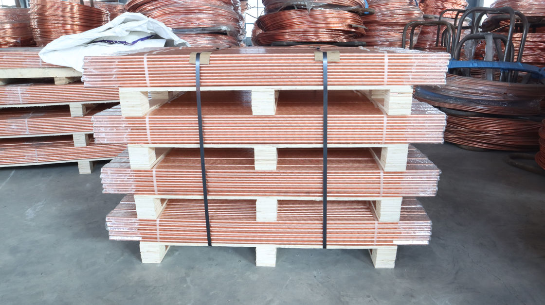 Industrial Grade Copper Clad Grounding Rods with Class I Insulation Level and Elongation 15%