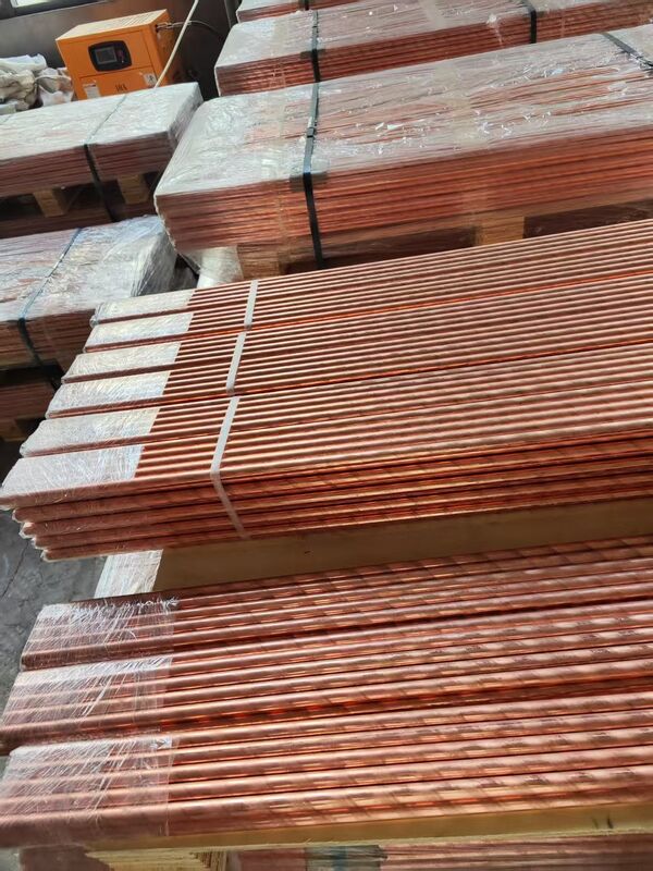 Ράβδος γείωσης με επικάλυψη χαλκού, υψηλής αγωγιμότητας και αντοχής στη διάβρωση για συστήματα γείωσης