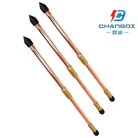 Grounding Connection Copper Bonded Steel Rod Copper Clad Steel Rod with Factory Price