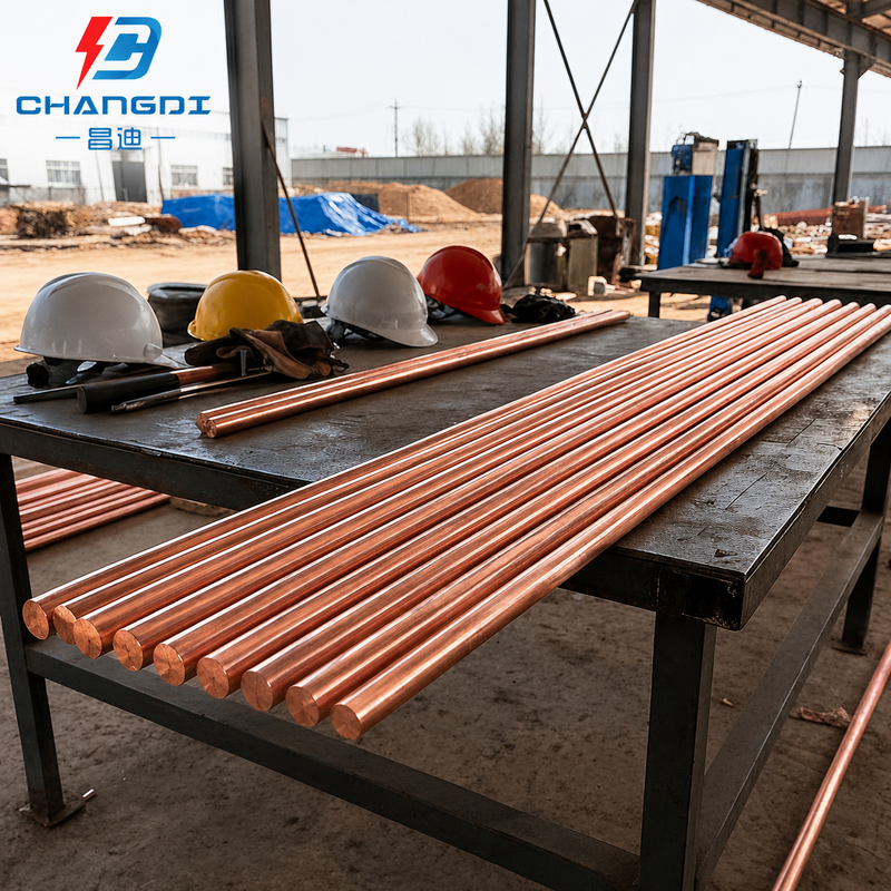 Deep Driven Copper Bonded Steel Ground Rod 19mm x 3m