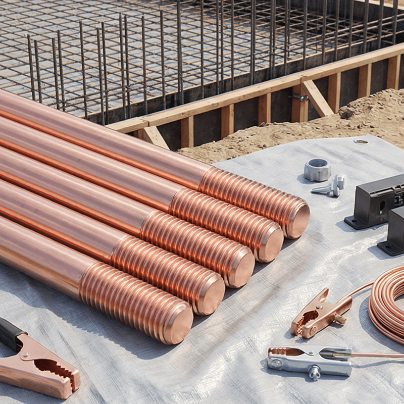 Copper Bonded Steel Grounding Shaft with Long Corrosion Resistance
