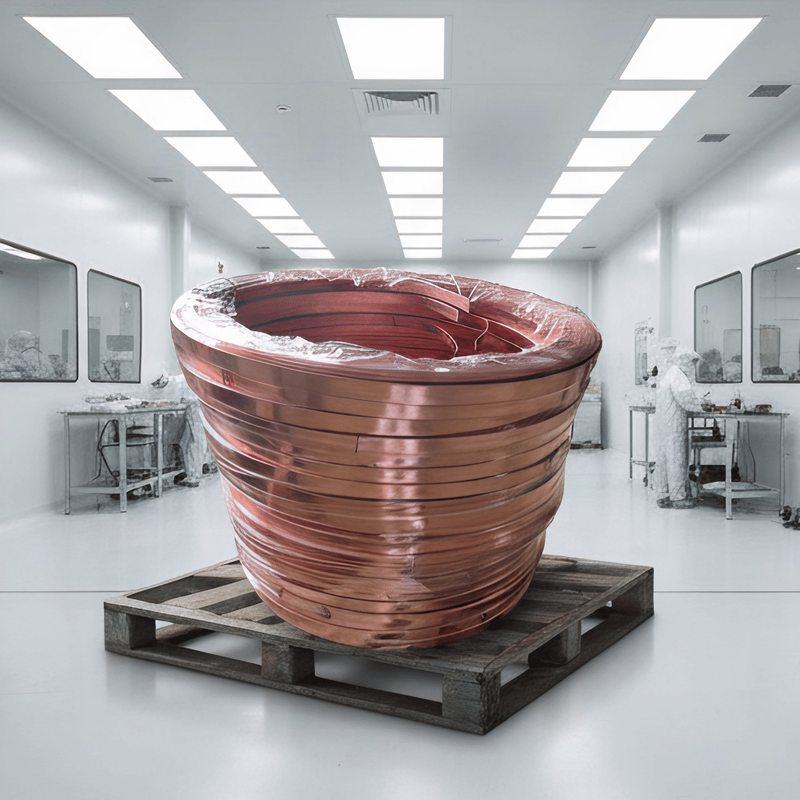 50×6mm Copper Bonded Flat Steel with 0.30mm Copper Thickness