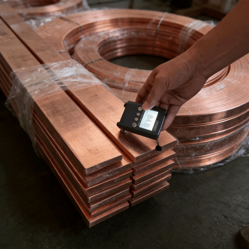 High Conductivity Copper Clad Flat Steel for Grounding Projects