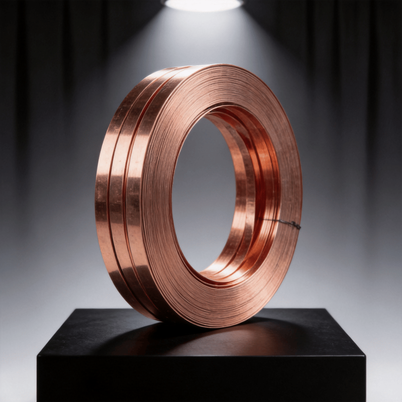 50×6mm Copper Bonded Steel Earthing Strip with 0.30mm Copper Layer