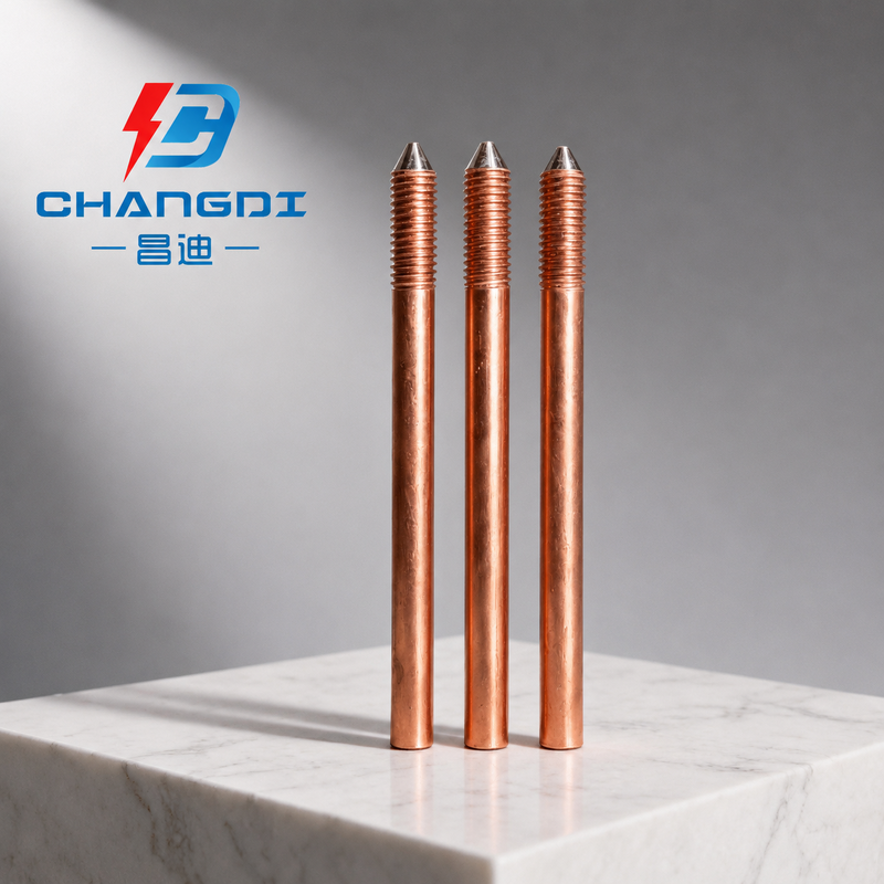 Copper Clad Steel Soil Grounding Rod with High Corrosion Resistance
