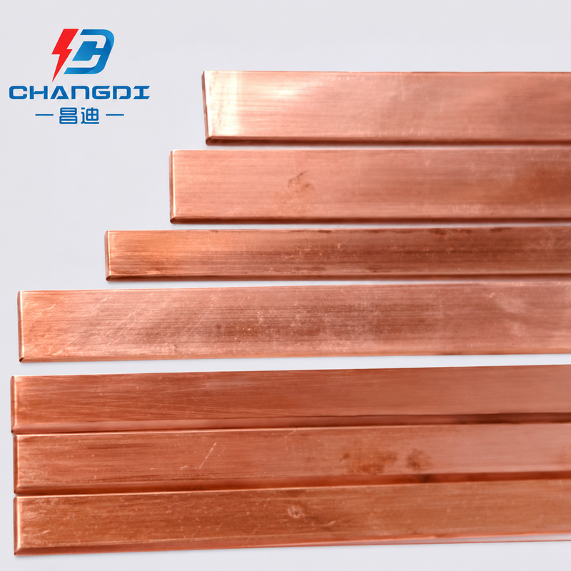 Copper Clad Steel Earthing Rail with Uniform Copper Cladding