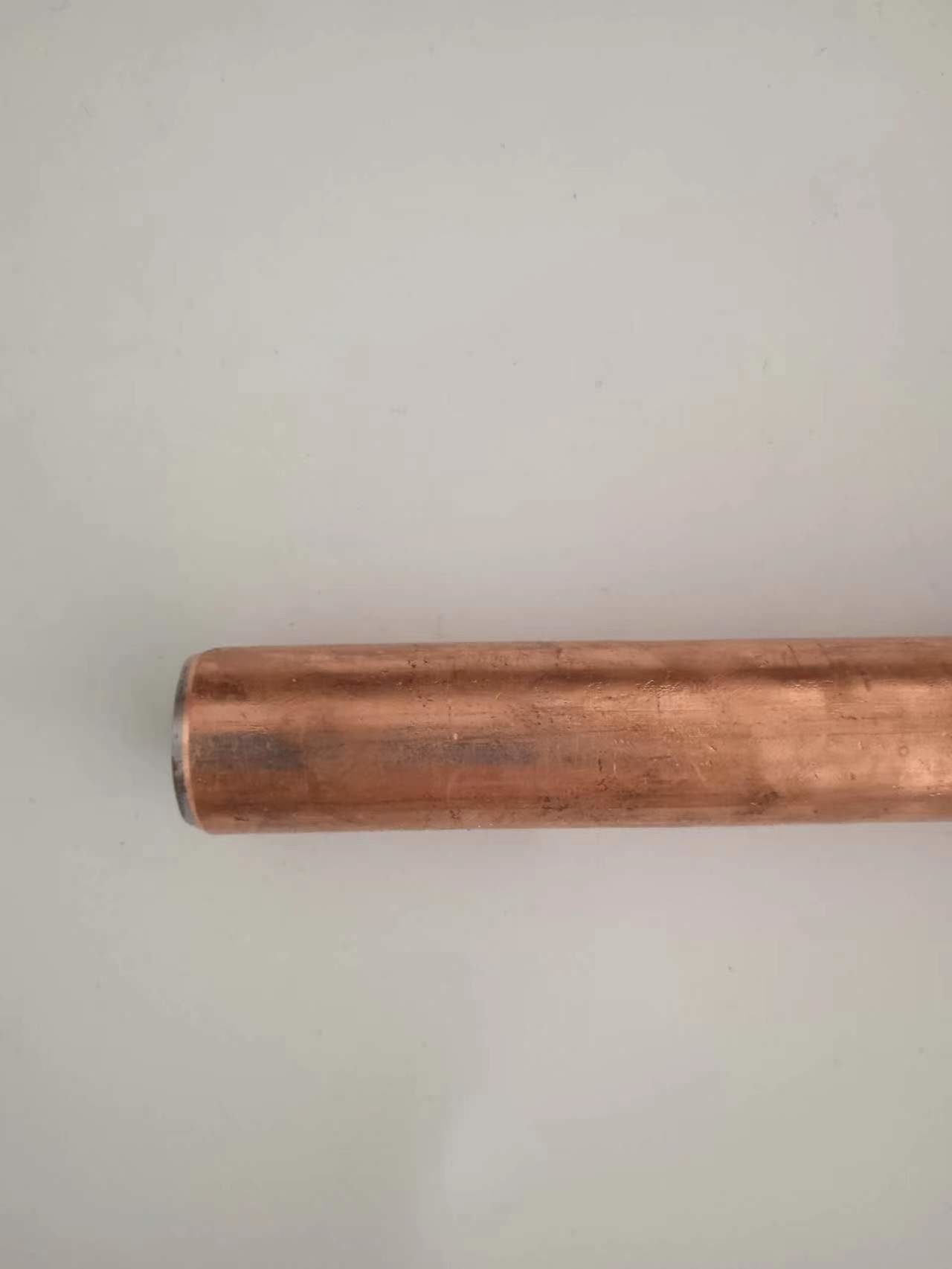 Earthing Copper Rod Electrode Earthing System One End Flat 16mm